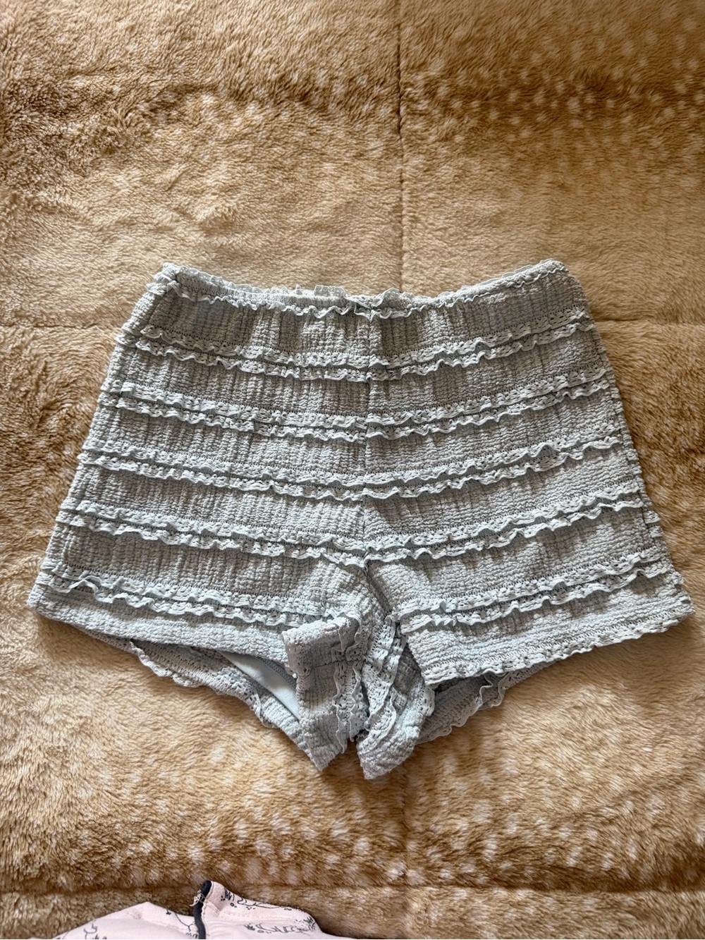 No boundaries ruffled lace bloomer shorts